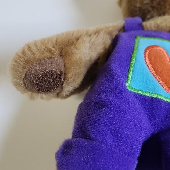 Hallmark Kiss‎ Kiss Brown Bear Movable Head Magnetic Nose Hook & Loop Paws - Picture 5 of 9